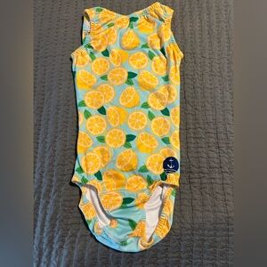 Super soft lemon leotard Child XL